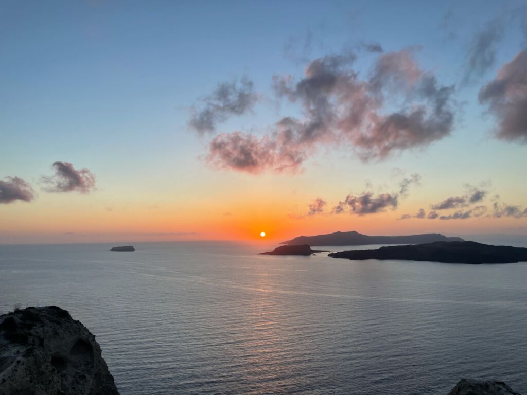 Sunrise in Santorini